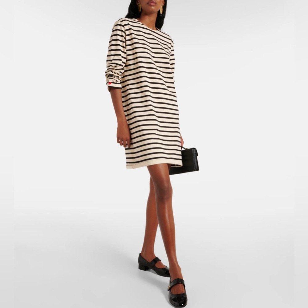 Tory Burch Striped Black and White Dress NWOT